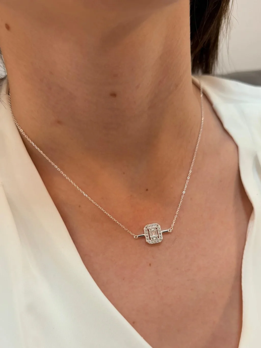 Colar Micro Zircônia com Extensor