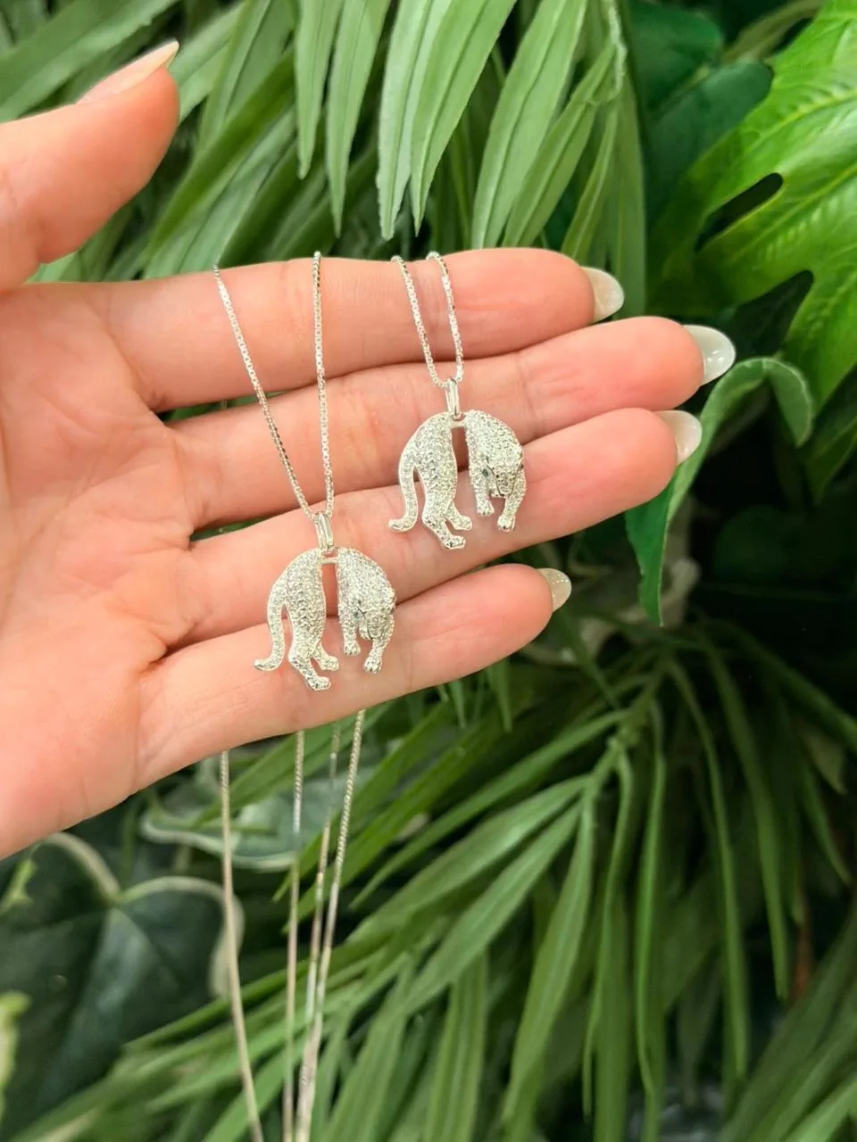 Colar Pantera Micro Zircônia
