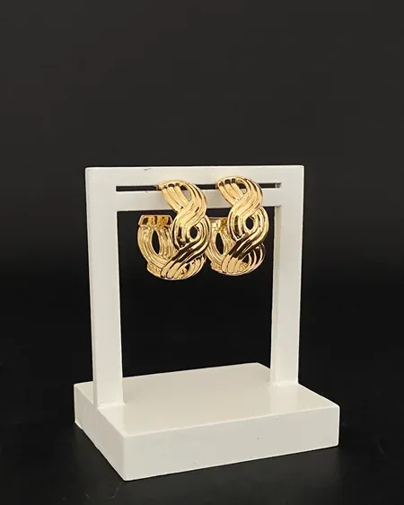 Argola Dupla Entrelaçada