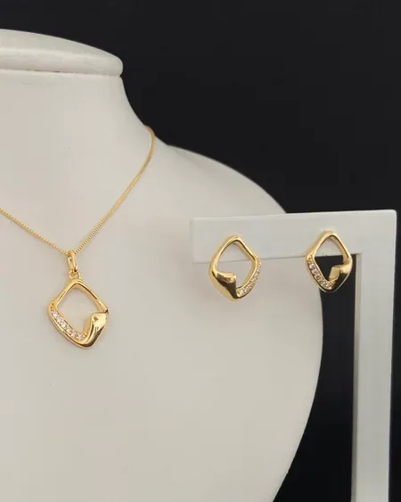 Conjunto Losango Vazado